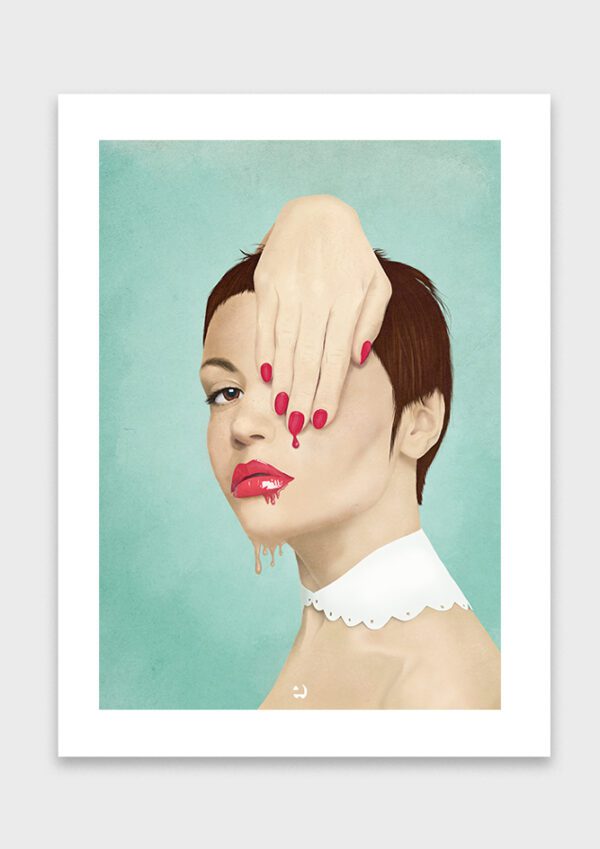 Melted, 2021 art print